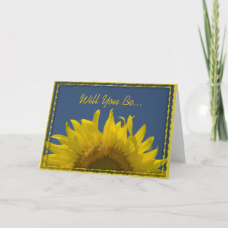 Invitación El ascenso del girasol será mi novia