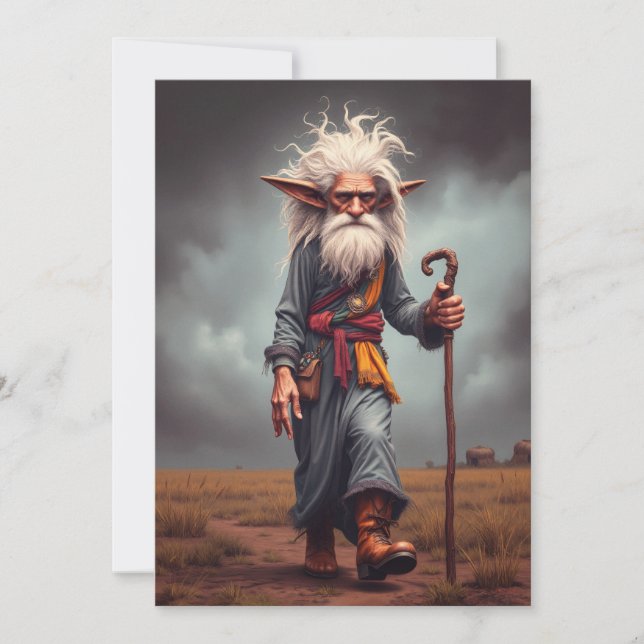 Invitación El asistente Wandering Elf (Anverso)