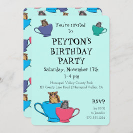 Invitación El azucarero en la fiesta de cumpleaños del Person