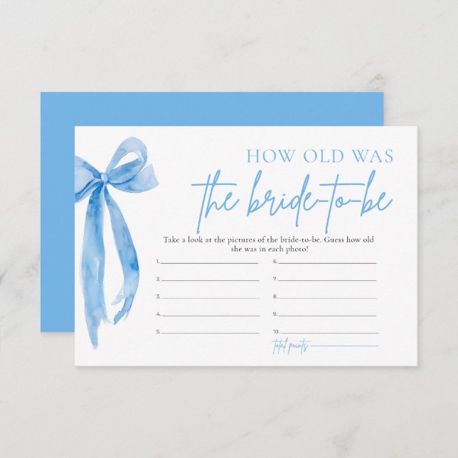 Invitación El Azul Polvoriento Se Aprecia De La Edad De La No (Anverso / Reverso)