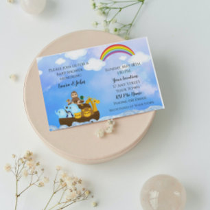 Invitación El Baby Shower árabe de Noé