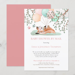 Invitación El Baby Shower De Los Balcanes De Fox Durmientes P