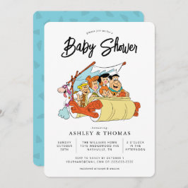 Invitación El Baby Shower Flintstones