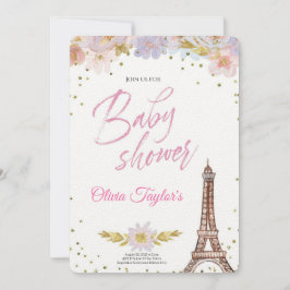 Invitación El Baby Shower real en el Castillo de los Sueños