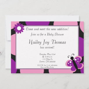 Invitación ¡el babysh, viene resolver la nueva adición! ,