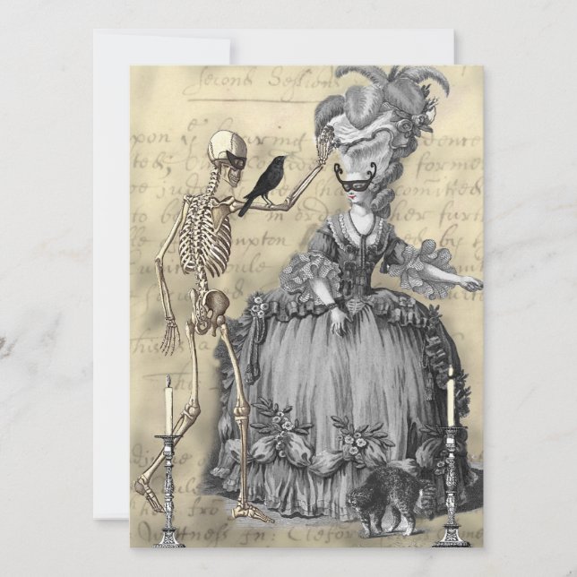 Invitación El Baile de Máscaras 2 (Anverso)