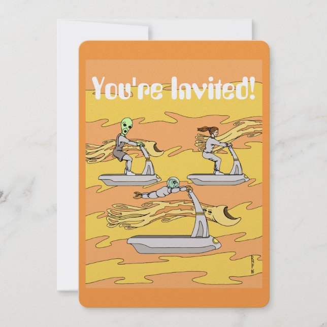 Invitación El balanceo con los vientos (Anverso)