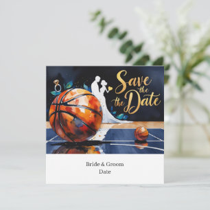Invitación El baloncesto salva al Boda de fechas