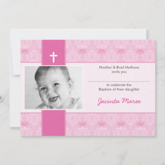 Invitación EL BAPTISMO DE CLASE INVITA :: bonito 2L
