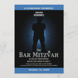 Invitación El bar de la película Mitzvah invita a la Marina N