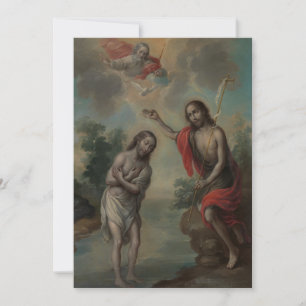 Invitación El Bautismo de Cristo por Nicolás Enríquez