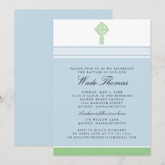 Invitación El bautismo de la Cruz Verde