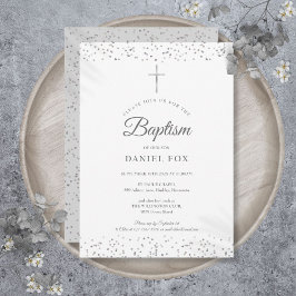 Invitación El bautismo de Stardust Silver