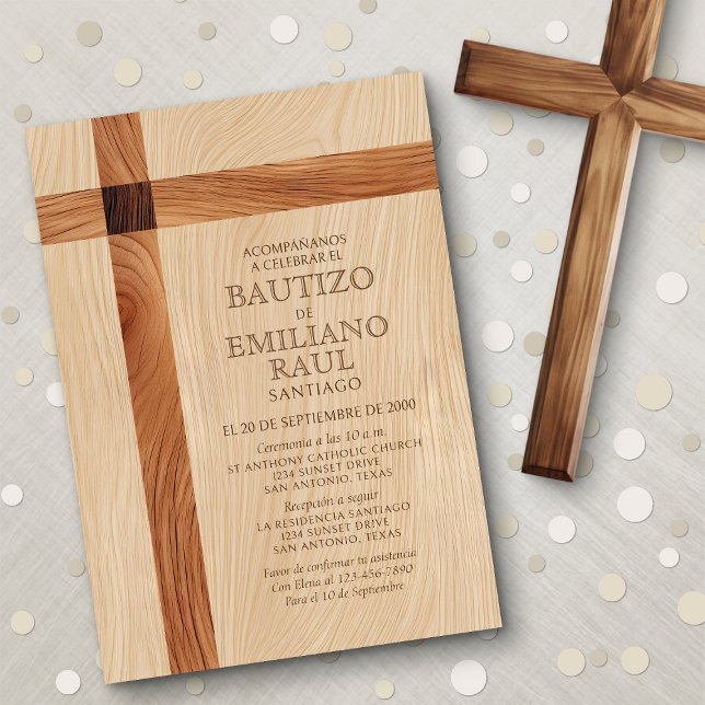 Invitación El bautismo español de los niños (Subido por el creador)
