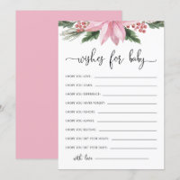 El bebé de Poinsettia Rosa desea Baby Shower de in