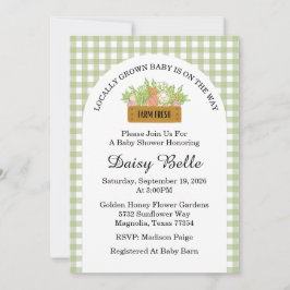 Invitación El Bebé Local Está En Camino De Baby Shower