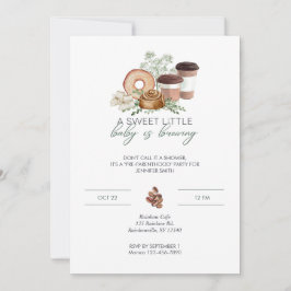 Invitación El bebé se está preparando - Sage Green