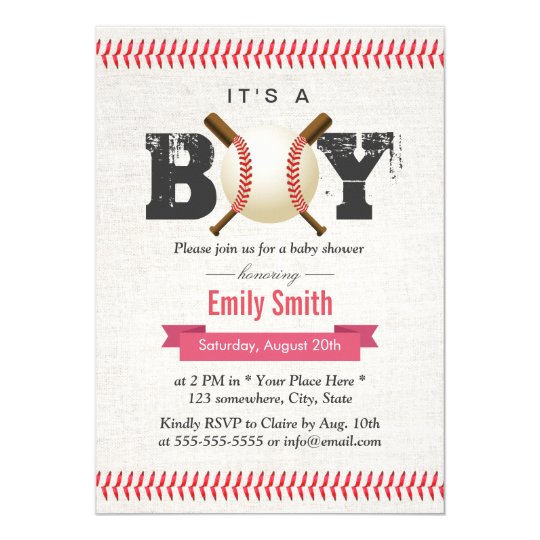 Invitacion El Beisbol Que Lo Cose Es Deportes Baby Shower De Zazzle Es Invitacion El Beisbol Que Lo Cose Es Deportes Baby Shower De Zazzle Es