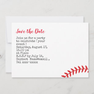 Invitación El béisbol salva al Fiesta de fechas
