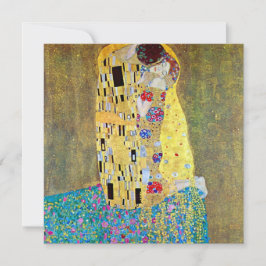 Invitación El beso Gustav Klimt, la ducha marital de arte vic