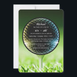 Invitación El Big Six-Oh Golf 60th Birthday Party Photo Invi<br><div class="desc">La Invitación fotográfica E-Invite de la fiesta de cumpleaños número 60 del Big Six-Oh Golf presenta una invitación para la fiesta de cumpleaños con temática de 60 golfistas con un marco de una pelota de golf en un campo de golf sobre el césped verde. Inserte la información de su fiesta...</div>