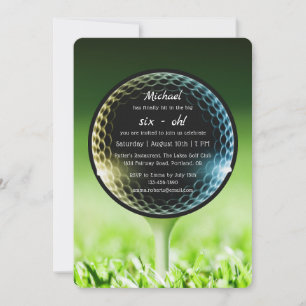 Invitación El Big Six-Oh Golf 60th Birthday Party Photo Invi