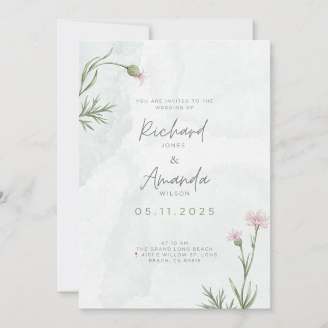 Invitación El Boda (Anverso)