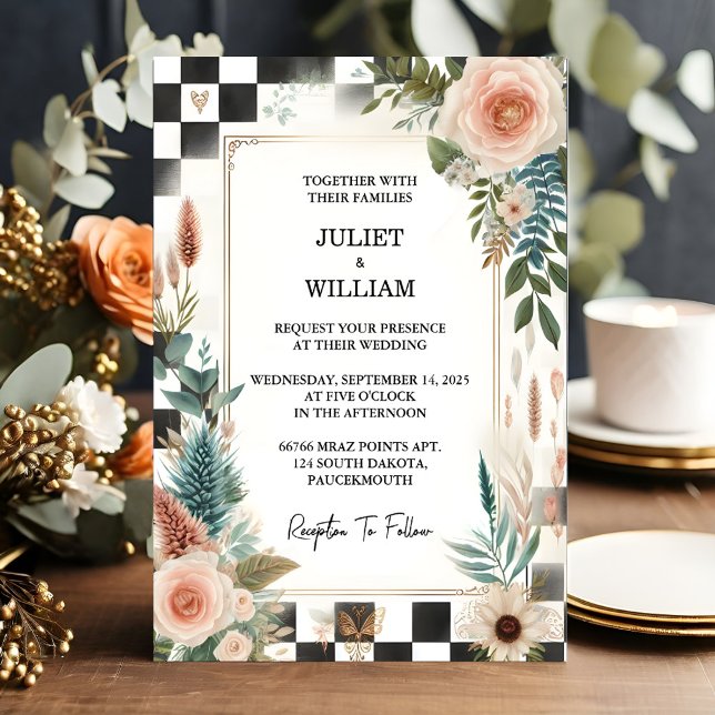 Invitación El Boda creativo de Retro Boho Studio (Subido por el creador)