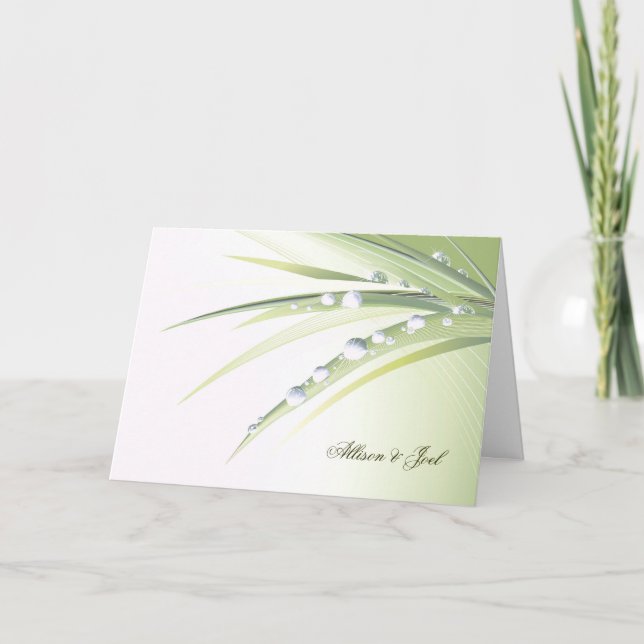 Invitación El Boda de Diamond Dew deja la renovación del voto (Anverso)