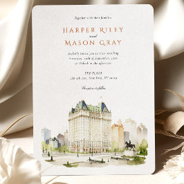 Invitación EL Boda DE LA PLAZA DE Nueva York