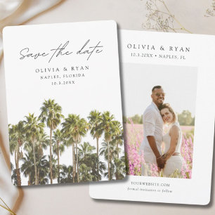 Invitación El Boda de Nápoles, Florida, salva la fecha