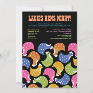 Invitación El boda del fiesta de Bachelorette de la noche de