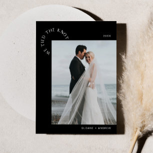 Invitación El Boda HARLOW Elopement Nos Amarramos Al Knot - N