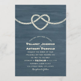 Invitación El Boda Náutico Knot Unique Beach