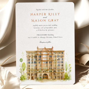 Invitación EL Boda ROOKERY Chicago