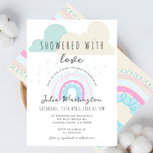 El Boho aparece con el amor del arco iris Baby Sho