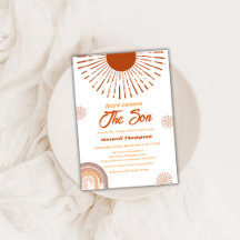 El Boho arcoiris viene el Baby Shower del hijo