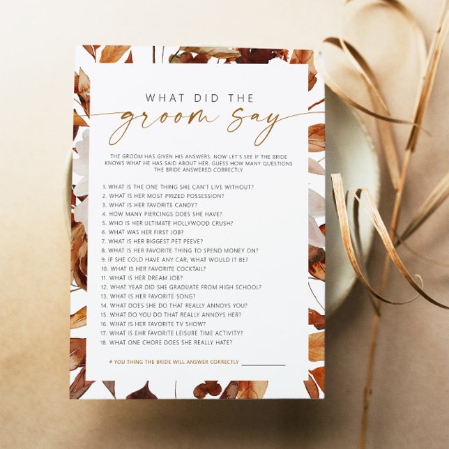 Invitación El Boho de TALIA cae floral ¿Qué dijo el Groom? (Subido por el creador)