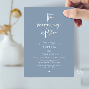 Invitación El brunch del día después de la boda moderno