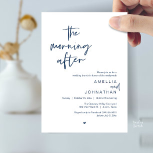 Invitación El brunch del día después de la boda moderno