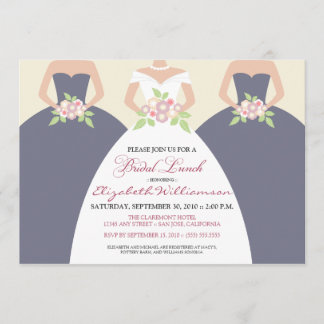 Invitación El brunch nupcial de la novia y de las damas de