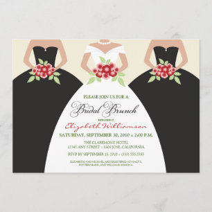 Invitación El brunch nupcial de la novia y de las damas de