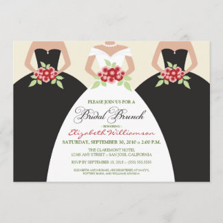 Invitación El brunch nupcial de la novia y de las damas de