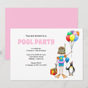 Invitación El buzo y el pingüino
