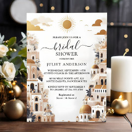 Invitación El café italiano Sorrento Casual Bridal Shower