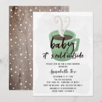 El café Mug Baby Está Frío Fuera De Baby Shower