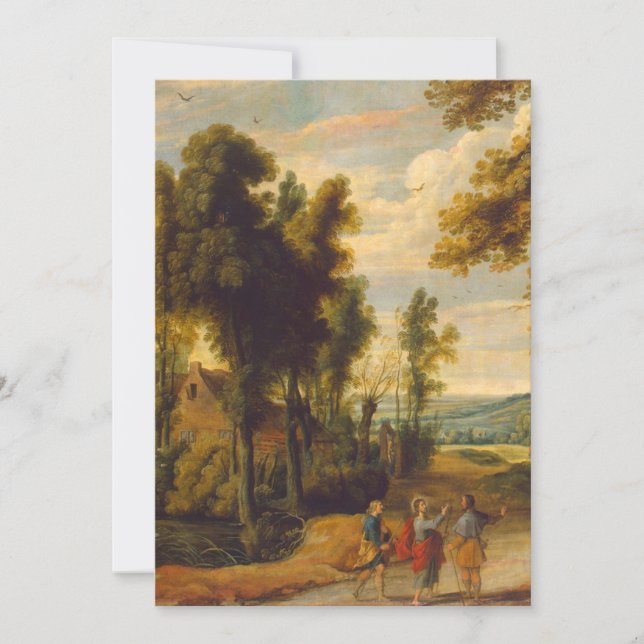 Invitación El Camino A Emmaus Con Cristo (Anverso)