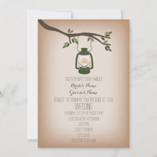 Invitación El carro inspiró al Boda de la Linterna del Campin