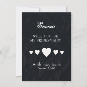 Invitación El Cartel Negro Serás Mi Novia
