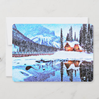Invitación El chalet artsy del lago invita